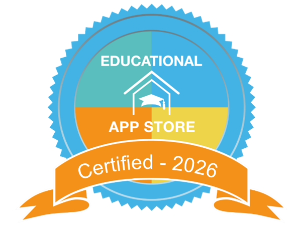 Educational App Store Certified 2026 seal
